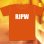 画像1: RJPWスタンダードTシャツ（オレンジ） (1)