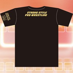 画像2: ストロングスタイルプロレス公式ロゴTシャツ（ゴールド）