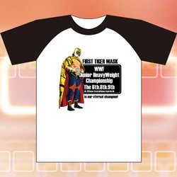 画像1: 初代タイガーマスクメモリアルTシャツ「WWF Jr.CHAMPION」Ver.2＜ラグランタイプ＞